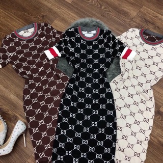 Váy len body Gucci