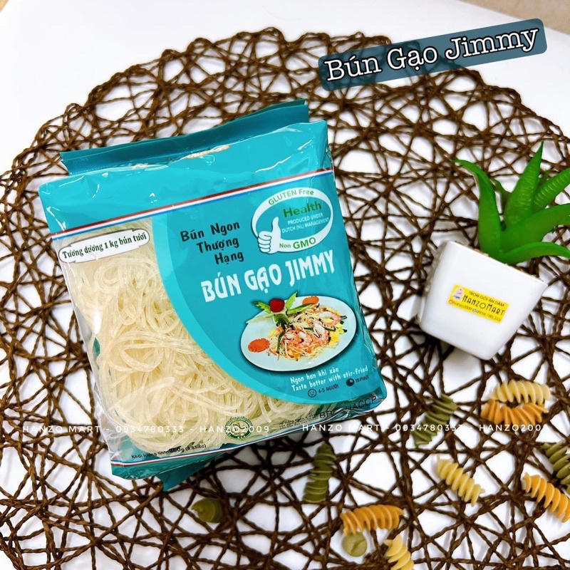 Bún Gạo Sạch Jimmy Xuất Khẩu Châu Âu Non GMO (Date 3/2023)