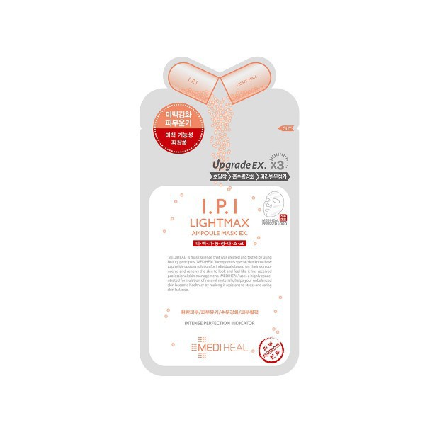 Mặt nạ chứa tinh chất I.P.I giúp sáng da Mediheal Lightmax Ampoule Mask 27ml