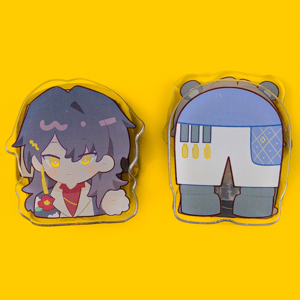 Kẹp Giấy Bằng Acrylic Hình Anime IKE LUCA MYSTA SHU VOX