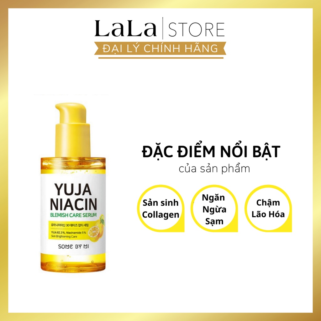 Tinh Chất Dưỡng Trắng Da Chiết Xuất Quả Thanh Yên Some By Mi Yuja Niacin 30 Days Blemish Care Serum 50ml