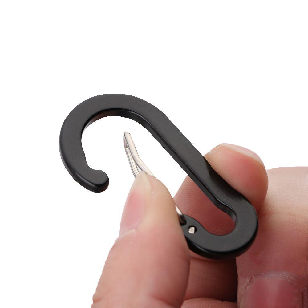 Móc Khóa Carabiner Hình Chữ S Bằng Hợp Kim Nhôm Cho Hoạt Động Ngoài Trời