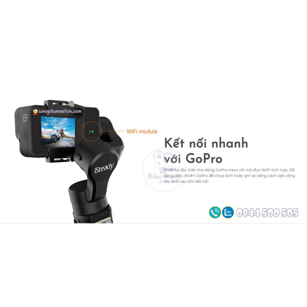 Gimbal Chống Rung Hohem iSteady Pro 3  Sử Dùng Gopro 8/7/6/5/4 - Action Camera [HCM]