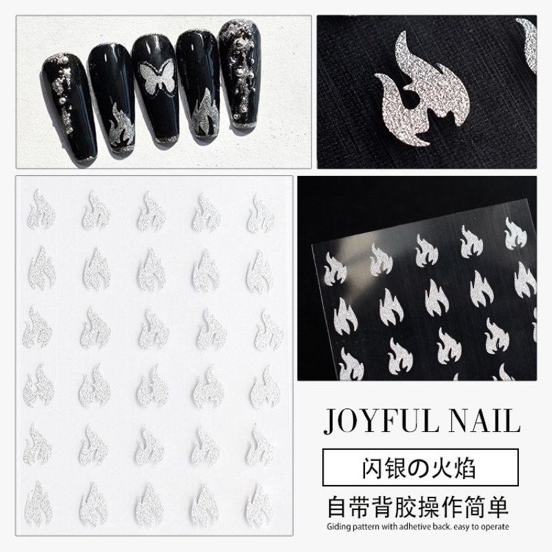 sticker 3d kim tuyến dán móng tay nail