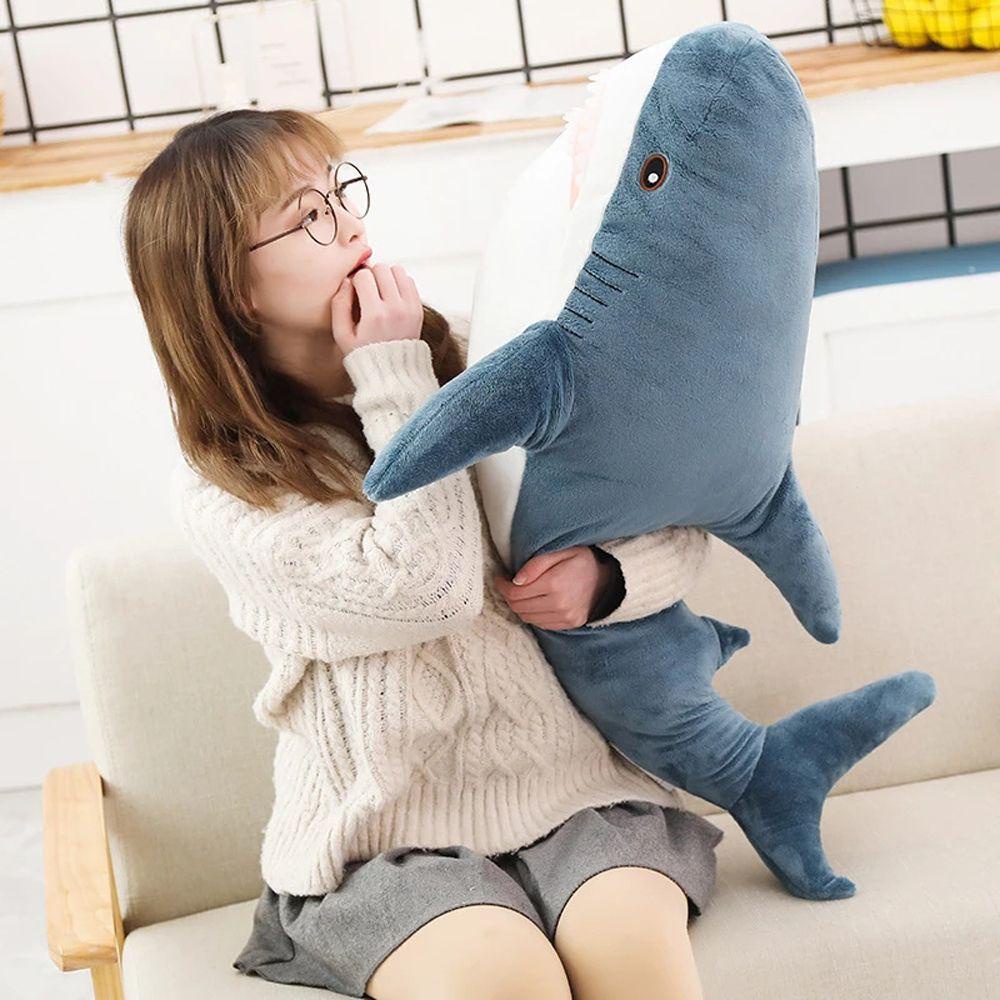 Cá Mập Nhồi Bông Mềm Mại Đáng Yêu 100cm