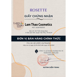 Sữa Rửa Mặt Rosette Face Wash