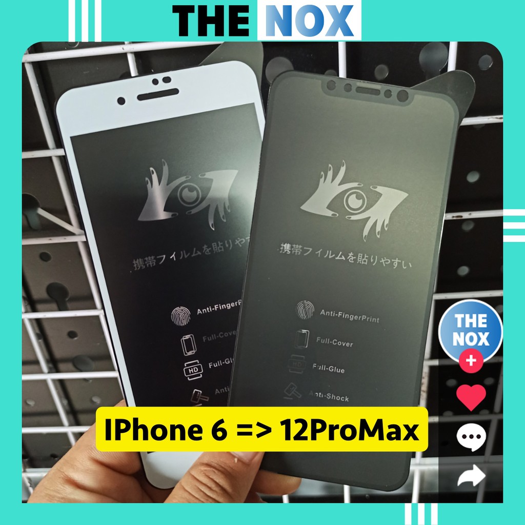 Dán Màn Hình IPhone Nano PPF Nhám Chống Vân Full Các Dòng Từ IP6 Đến 12ProMax [The Nox]