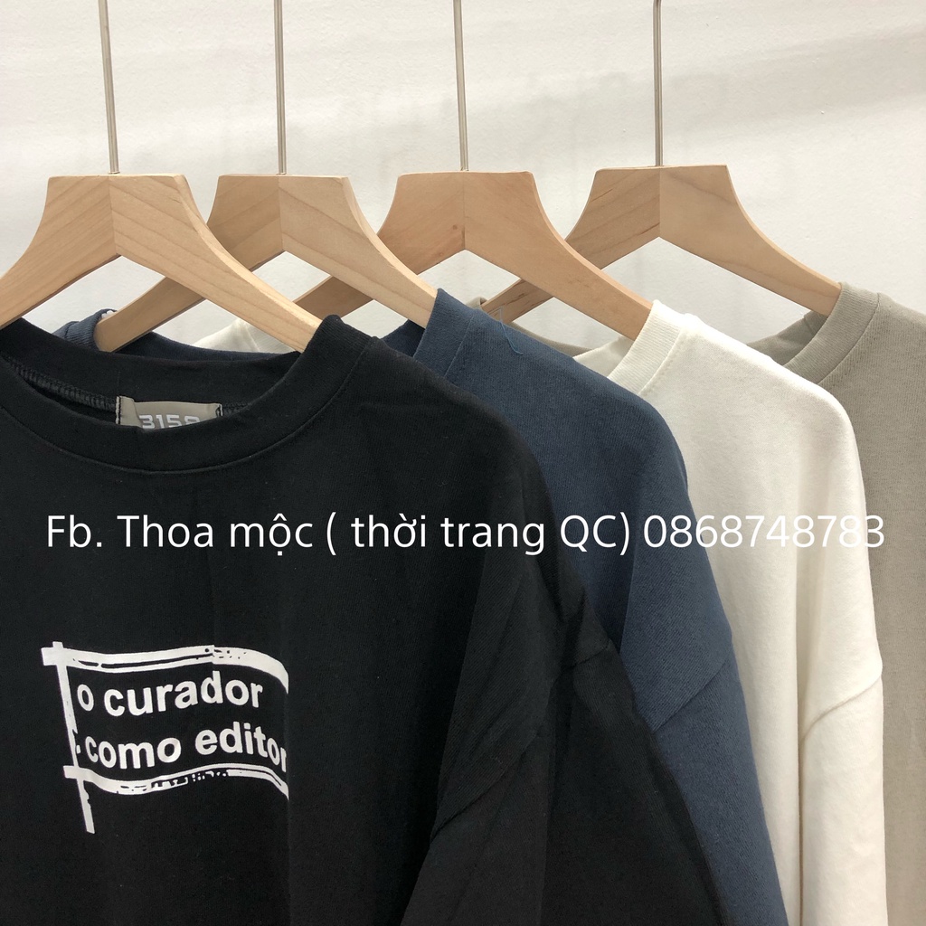 Áo Phông chữ Ocurador có vạch ( Chuẩn hàng QC)
