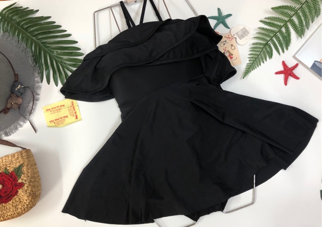 BIKINI liền mảnh bèo dáng váy mút mềm trơn màu QUẢNG CHÂU LOẠI 1 ( đồ bơi bộ bơi ) | BigBuy360 - bigbuy360.vn