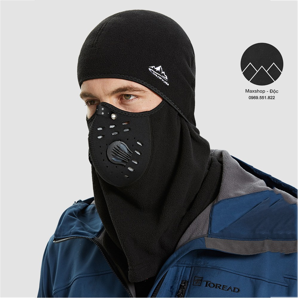 Mặt nạ cao cấp chống khói bụi ô nhiễm và giữ ấm lái xe