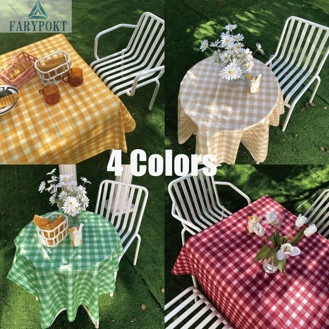 Table Cloth Blogger Photography Tablecloth Plaid Desk Background Cloth  Decor