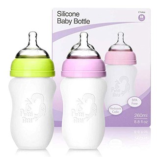 (Combo) Bình sữa silicon cho bé Putti Atti 160ml/260ml ( MIX MÀU )