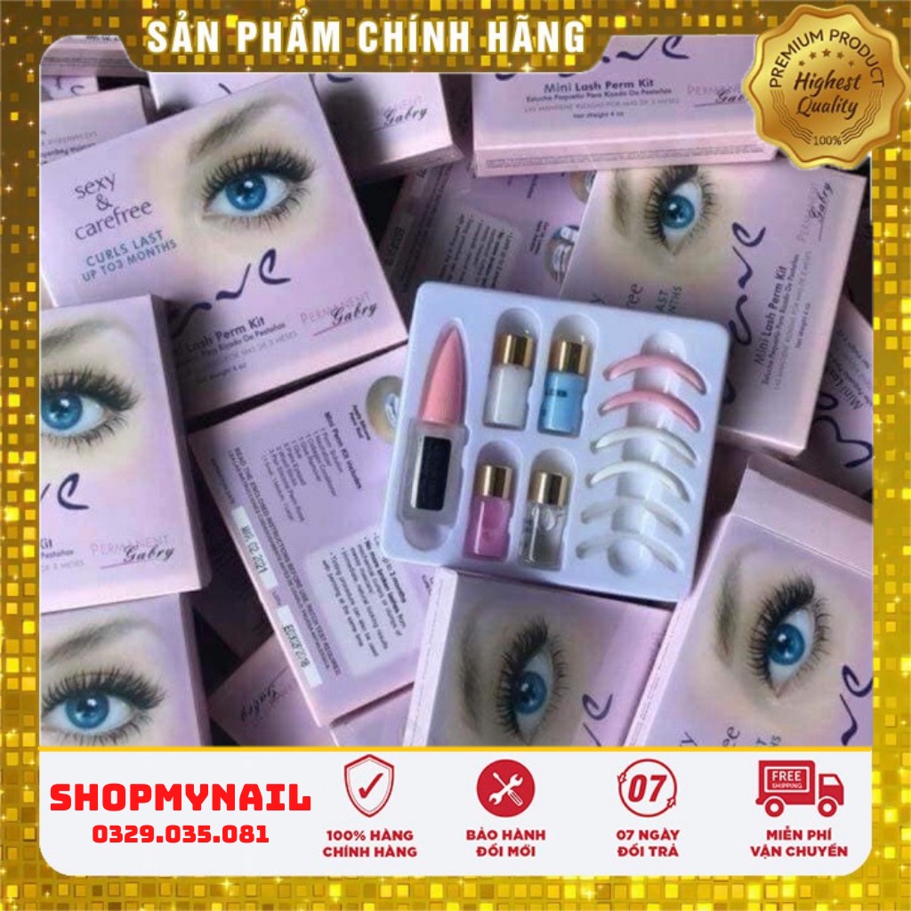 set uốn mi cao cấp Wave,collagen 6D