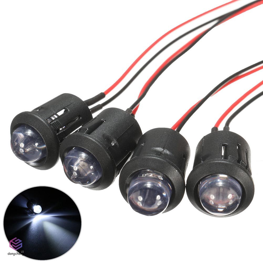 Set 10 bóng đèn led 12v 10mm siêu sáng