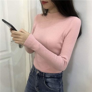 Áo len tăm cổ 3 phân 8 màu