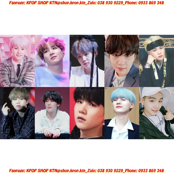 CARD BO GÓC SUGA BTS