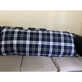 Gối tựa nỉ nhung mịn đa năng kẻ caro 3 in 1