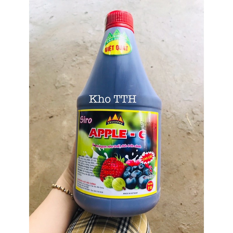 Siro bắc cường can 2 lít