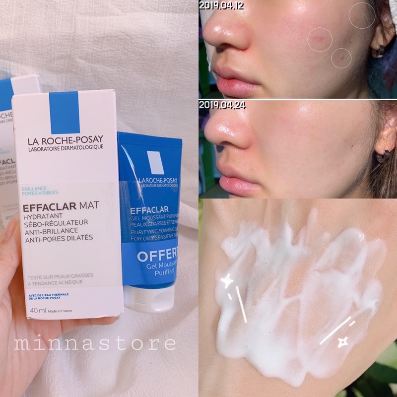 Kem dưỡng kiềm dầu Laroche Posay Effaclar Mat