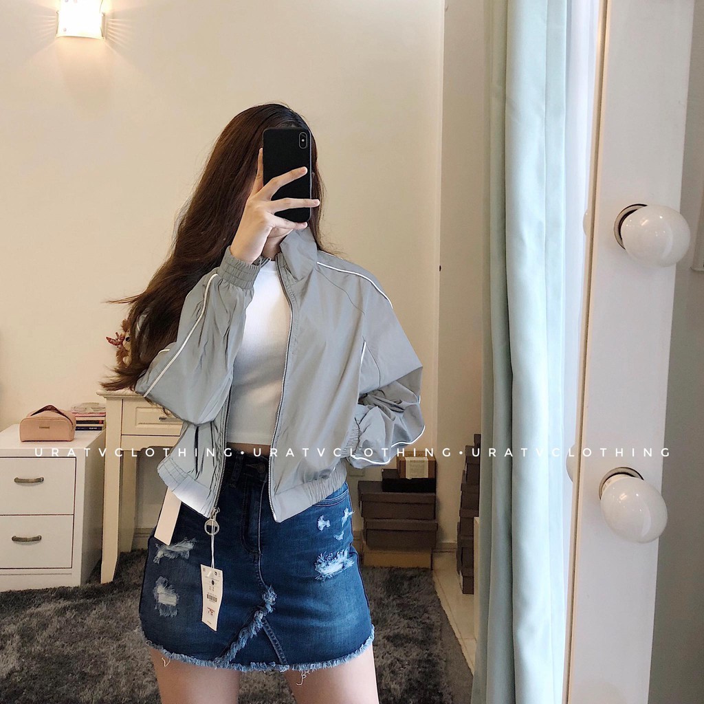 [FREESHIP - ẢNH CHÍNH CHỦ] VÁY QUẦN jean tua RÁCH JUST.USA