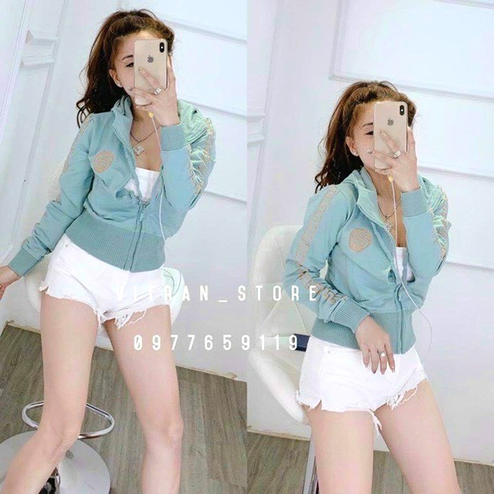 ÁO KHOÁC NỮ Da Cá Lửng (M220 - Thêu Nổi VerSec) | BigBuy360 - bigbuy360.vn