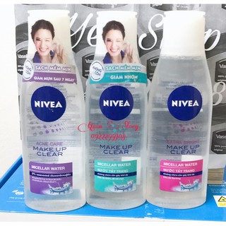 ⭐⭐Nước tẩy trang NIVEA kiểm soát nhờn White Oil Clear Micellar Water (200ml) ⭐️