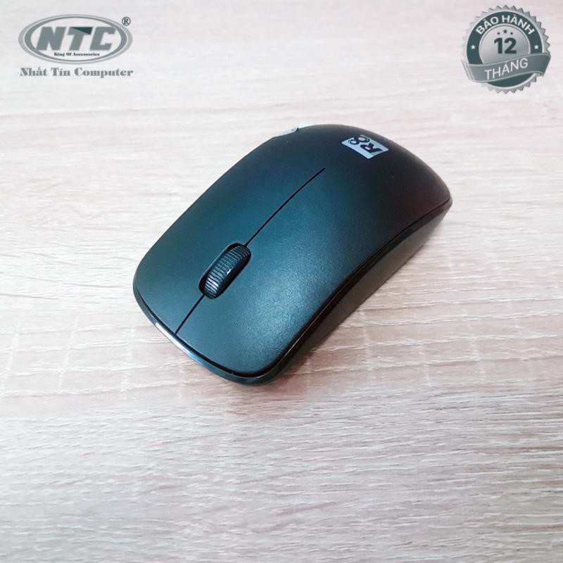 Chuột không dây wireless R8 1701 nhỏ gọn thích hợp dùng văn phòng (Đen)