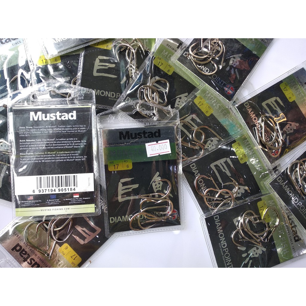 COMBO 03 TÚI LƯỠI CÂU MUSTAD MONSTER FISH