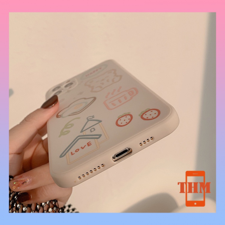 Ốp Điện Thoại Viền Vuông In Hình Gấu Cho iPhone 6/6plus/6s/6splus/7/7plus/8/8plus/x/xr/xs/11/12/13/pro/max/plus/promax/-893