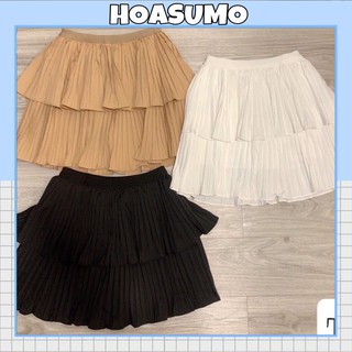 Chân váy nữ ngắn nhún bèo 2 tầng(freesize)-KÈM ẢNH THẬT