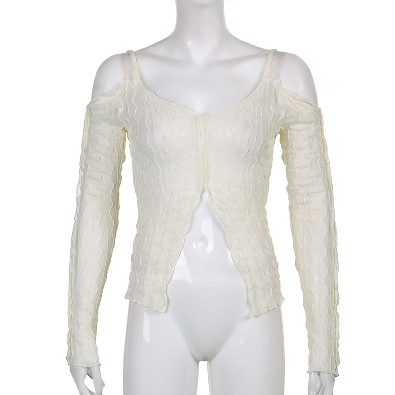 Áo DUNEA trễ vai đơn giản thời trang quyến rũ cho nữ