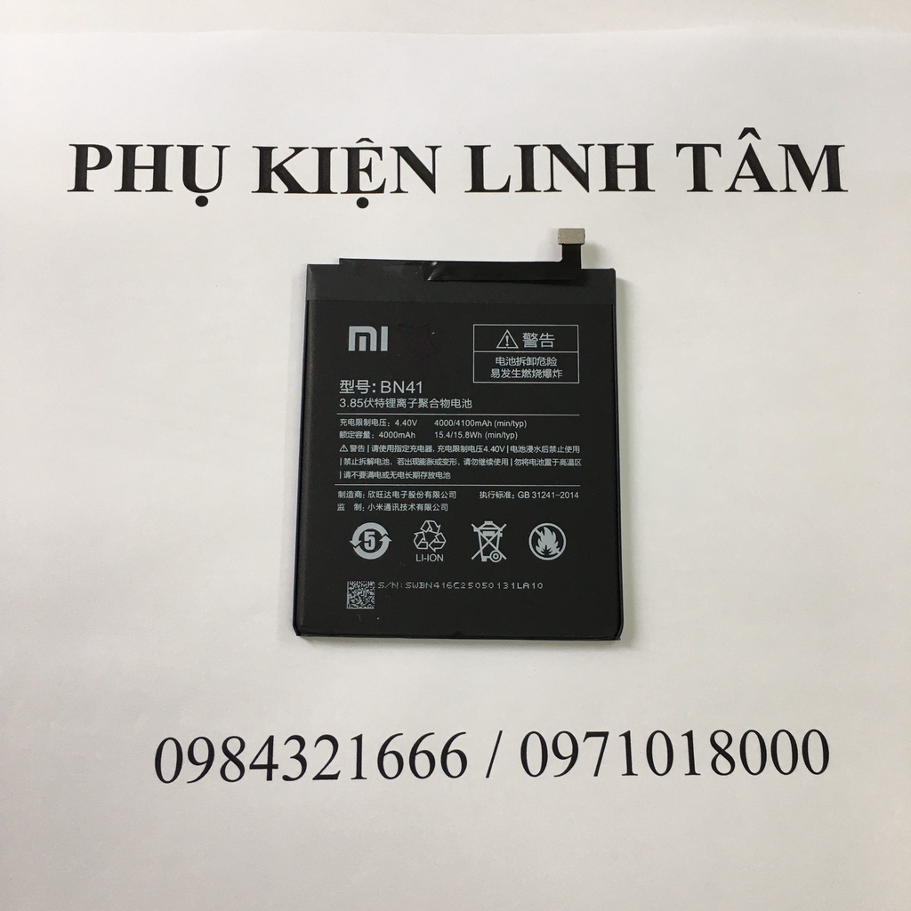 Pin Xiaomi Mi Note 4 BN41 - New