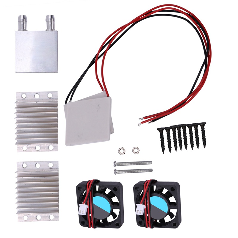 Bộ Dụng Cụ Tự Làm Hệ Thống Làm Mát Bằng Nước + Quạt Tản Nhiệt + 2 Quạt Tản Nhiệt TEC1-12706