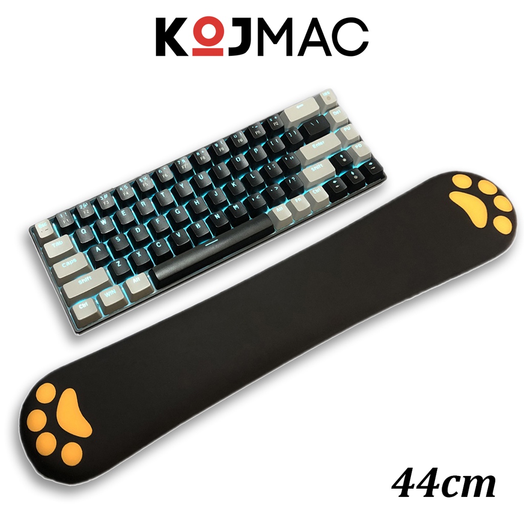 Đệm Kê Tay Bàn Phím Silicon 3D Hình Cún Cute Keyboard Hand Rest Gaming KOJMAC (Gối Lót Chuột Chống Mỏi Tay Trơn Trượt)