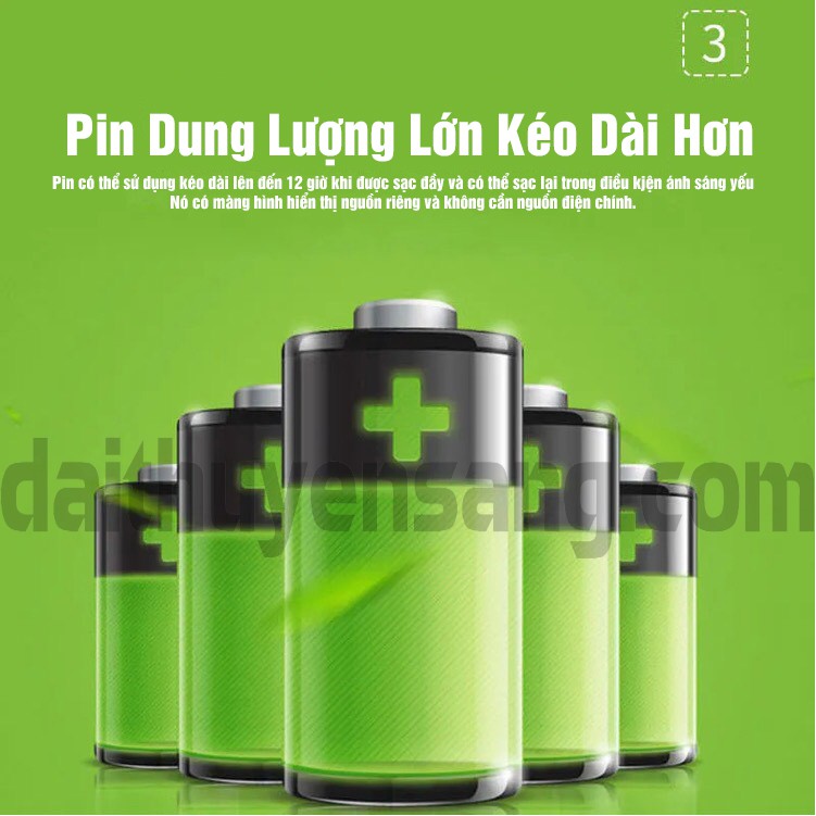 Đèn Pha Năng Lượng Mặt Trời 100W Tổ Ong Chóng Chói Chóng Nước IP67.