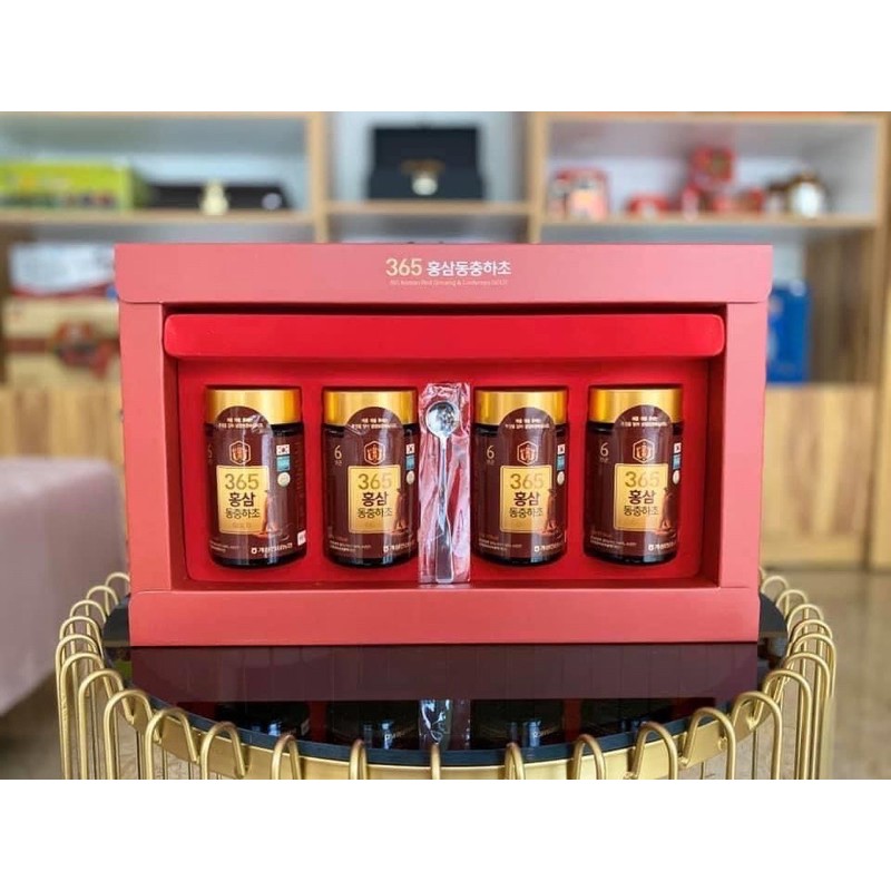 [DATE 2023] Cao Hồng Sâm Đông Trùng Hạ Thảo 365 HÀN QUỐC, Hộp 4 Lọ[NOWSHIP] | BigBuy360 - bigbuy360.vn