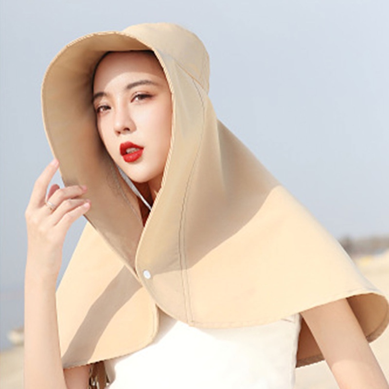 Mũ Vành Chống Nắng Có Nút Gài Thoáng Khí Cho Mùa Hè