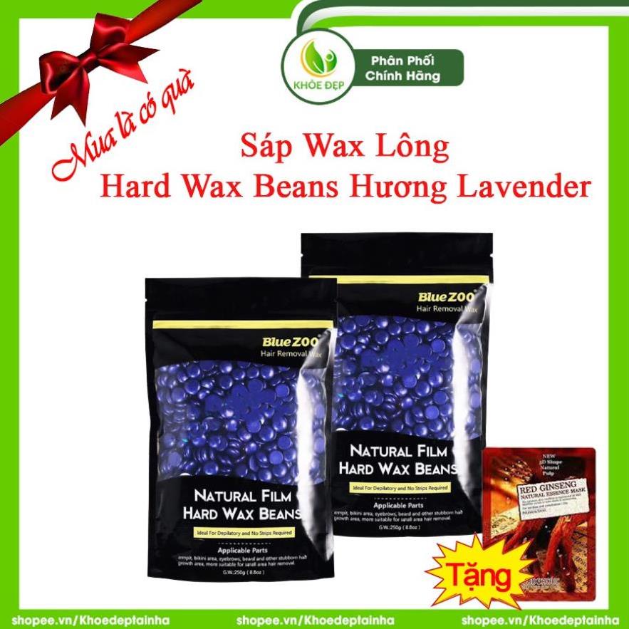 [ CHÍNH HÃNG ] Sáp Wax Lông HARD WAX BEANS Hương LAVENDER 250g