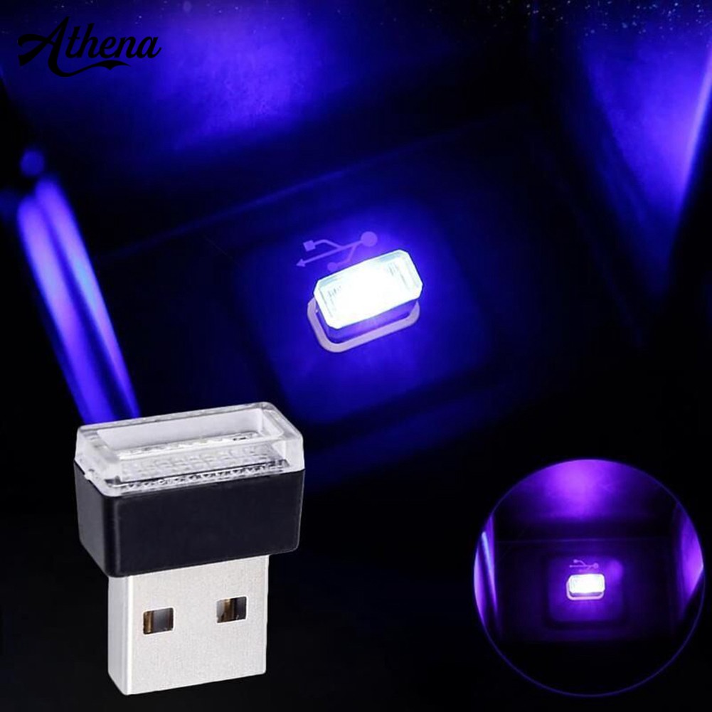 Đèn Led Mini Cổng Usb 18ma 5v Dùng Để Trang Trí Nội Thất Xe Ô Tô