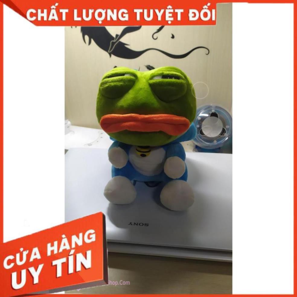 Ếch xanh pepe lai Doremon - Frog Pepe