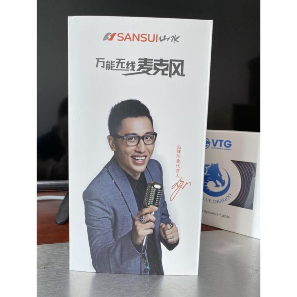 Mic Sansui U3 (2 Micro) hàng chính hãng chuyên dùng cho loa kéo, amly