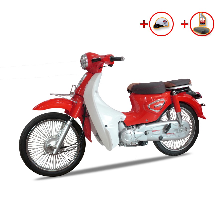 Xe máy CUB 81 TAYA XS Mới (đỏ tươi)