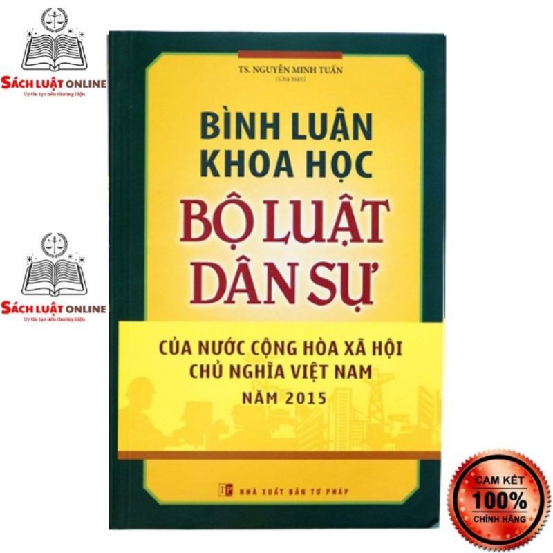 Sách - Bình luận khoa học Bộ luật Dân sự (NXB Tư pháp)