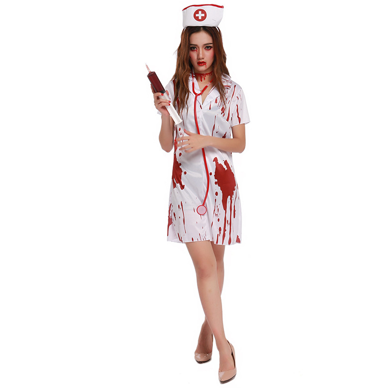 Mới Trang Phục Hóa Trang Nữ Y Tá Kinh Dị Cho Lễ Halloween