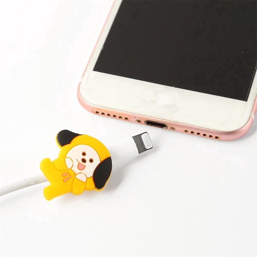 Phụ kiện bảo vệ đầu dây cáp họa tiết hoạt hình dễ thương