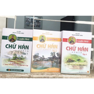 Luyện nhớ chữ Hán trọn bộ 3 tập
