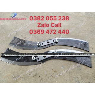Lưỡi dao lắp máy xắt chuối băm cỏ dao cong 50cm lỗ trục 16mm