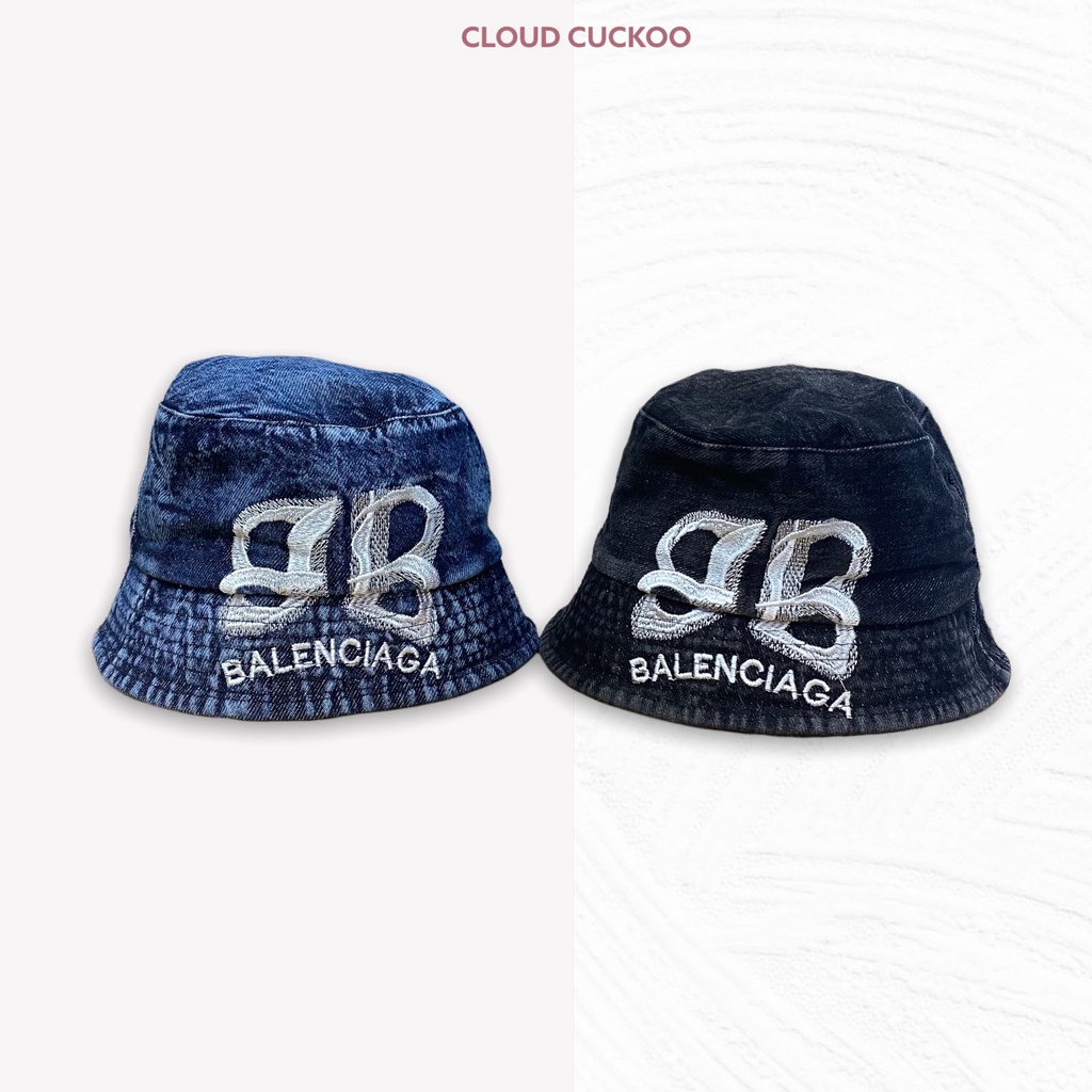Mũ Bucket Denim Jeans Bò Thêu Chữ Siêu Xinh - Mã Số: MBK05081