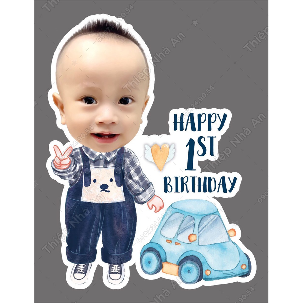 ♥️ Phụ kiện Chibi Trang Trí Sinh Nhật Cho Bé.♥️