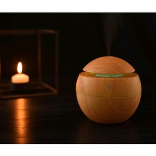 [ Siêu Sale ] Máy xông tinh dầu, phun sương tạo ẩm vân gỗ cao cấp